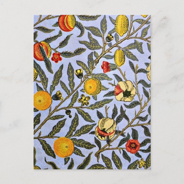 Carte Postale William Morris - Fruit (Devant)