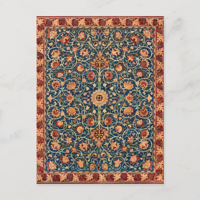 Carte Postale William Morris Holland Park Carpet Pattern (Devant)