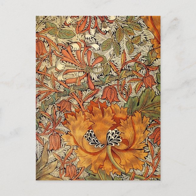 Carte Postale William Morris Honeysuckle (Devant)