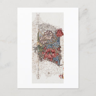 CARTE POSTALE: WILLIAM MORRIS : HONEYSUCKLE : 1874