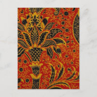 William Morris Inde Floral rouge