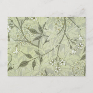 Carte Postale William Morris Jasmine Botanique Antique Vintage