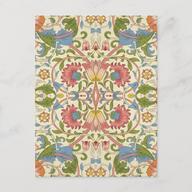 Carte Postale William Morris Loddon Blossom Motifs Floraux (Devant)