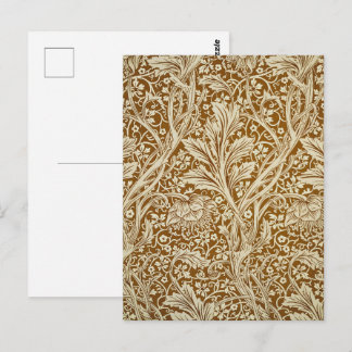 Carte Postale William Morris Motif Floral Classique Arcadie