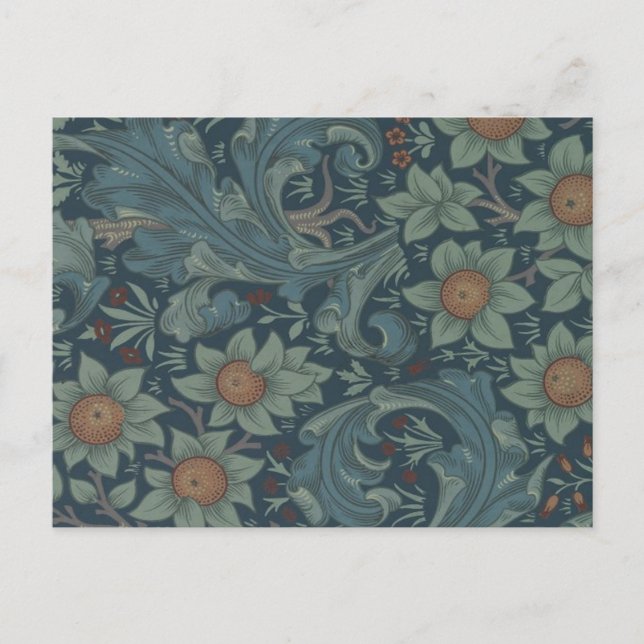 Carte Postale William Morris Orchard Art Motif (Devant)