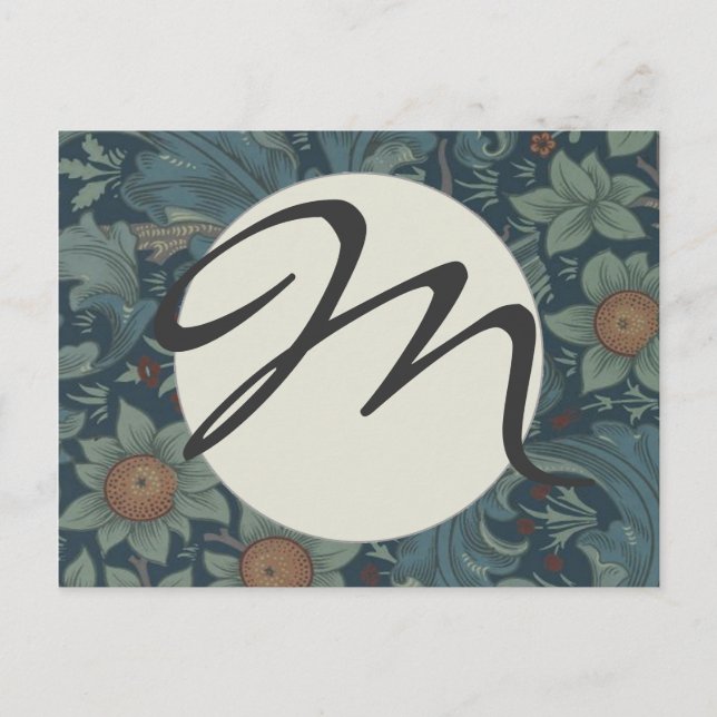 Carte Postale William Morris Orchard Art Motif (Devant)