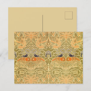 Carte Postale William Morris Peacock & Dragon Arts & Artisanat