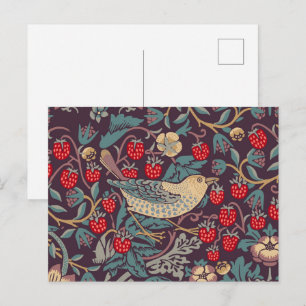 Carte postale William Morris Strawberry Thief