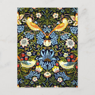 Carte Postale William Morris, Strawberry Thief,