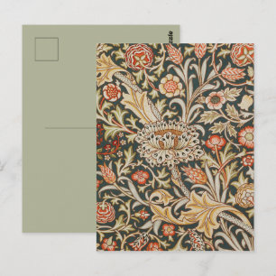 Carte Postale William Morris Trent Garden Flower Classique Botan
