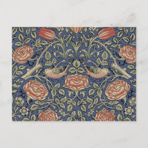 Carte Postale William Morris Tudor Fond d'écran Rose