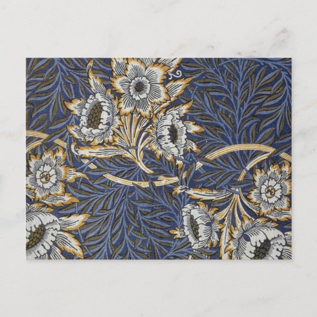 Carte Postale William Morris Tulip et Willow Floral (Devant)