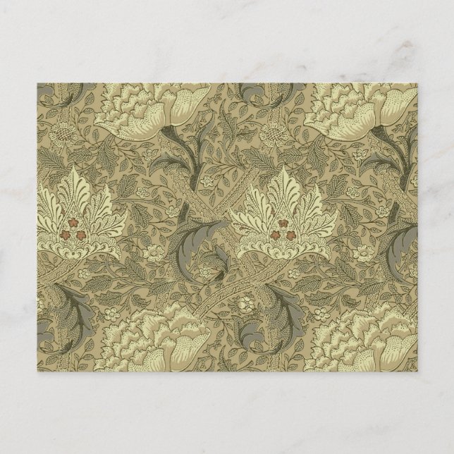 Carte Postale William Morris Windrush Motif de fond d'écran (Devant)