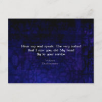 William Shakespeare Citation d'amour romantique