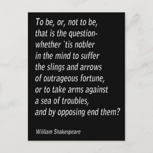 Carte Postale William Shakespeare`s "Hamlet"