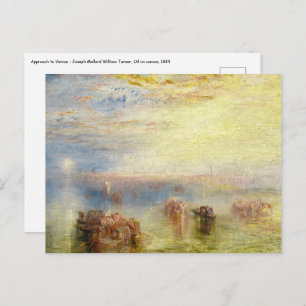 Carte Postale William Turner - Approche de Venise