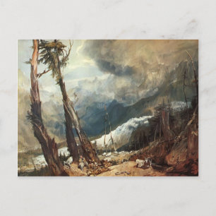 Carte Postale William Turner - Glacier et source de l'Arveron