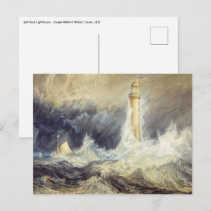 Carte Postale William Turner - Phare de Bell Rock
