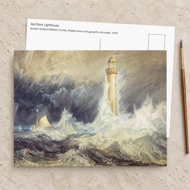 Carte Postale William Turner - Phare de Bell Rock (Créateur téléchargé)
