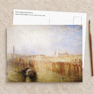 Carte Postale William Turner - Quai de Venise, Palais ducal