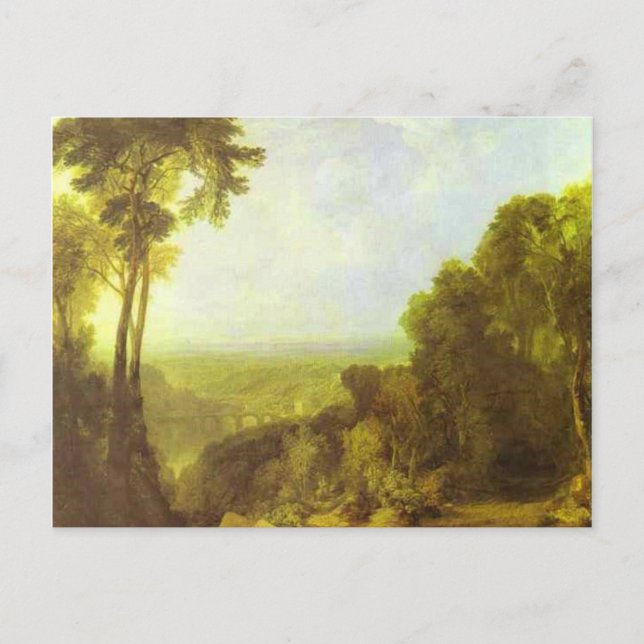 Carte Postale william turner - traverser le ruisseau (Devant)