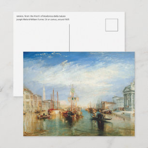 Carte Postale William Turner - Venice Porch Madonna della Salute