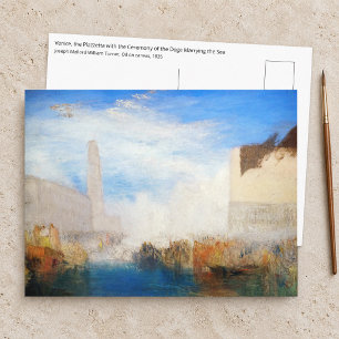 Carte Postale William Turner - Venise, la Piazzetta