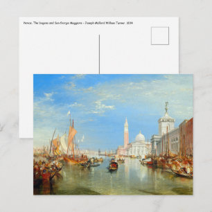 Carte Postale William Turner - Venise, le Dogana et San Giorgio