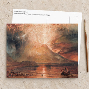 Carte Postale William Turner - Vésuve en éruption