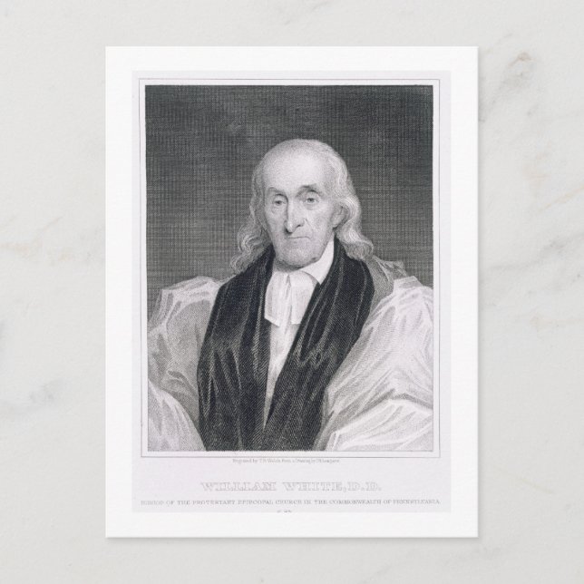 Carte Postale William White (1748-1836), 85 ans, gravé par Tho (Devant)