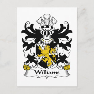 Carte Postale Williams Family Crest