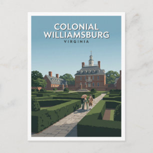 Carte Postale Williamsburg colonial en Virginie