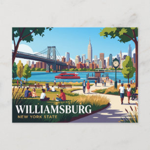 Carte Postale Williamsburg État de New York