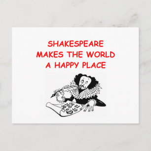 Carte Postale willian shakespeare