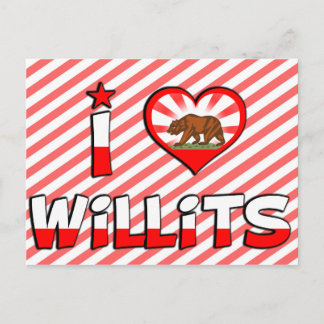 Carte Postale Willits, CA