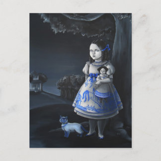 Carte Postale Willow bleu