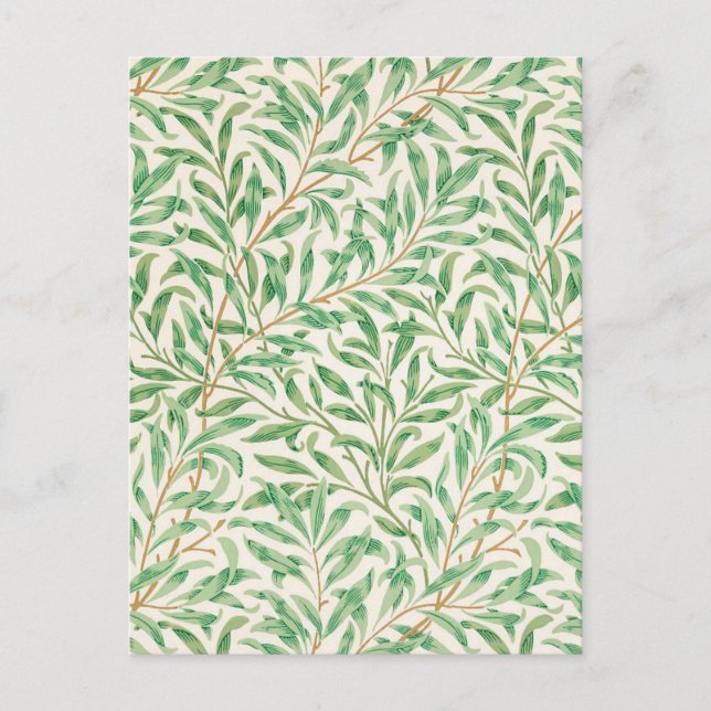 Carte Postale Willow Bough William Morris Motif (Devant)