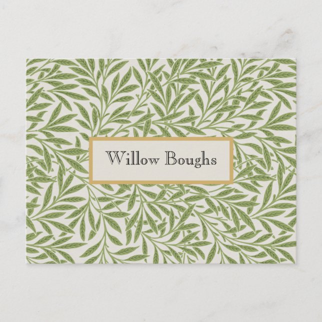Carte Postale Willow Boughs by William Morris (Devant)