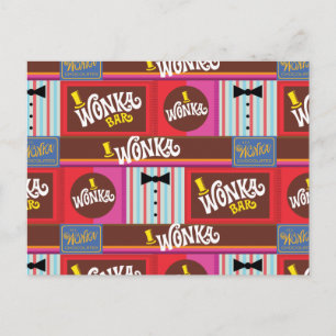 Carte Postale Willy Wonka Motif