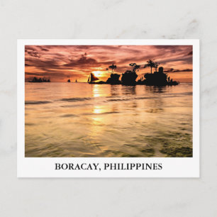 Carte Postale Willy's Rock in Boracay, Philippines