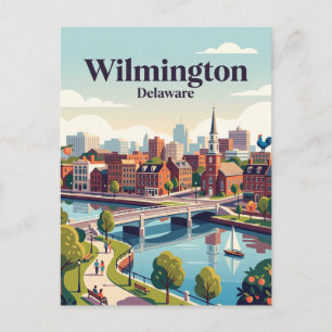 Carte Postale Wilmington, Delaware, États-Unis