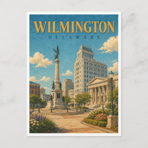 Carte Postale Wilmington Delaware Rodney Square GeoSaga