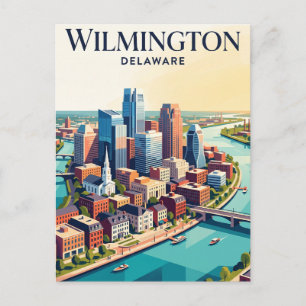 Carte Postale Wilmington États-Unis