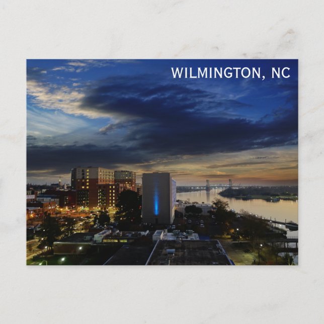 Carte Postale Wilmington North Carolina Cape Fear River Travel (Devant)