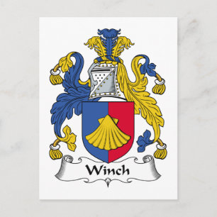 Carte Postale Winch Family Crest