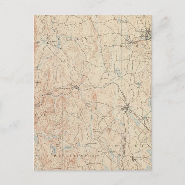 Carte Postale Winchendon, Massachusetts (Devant)