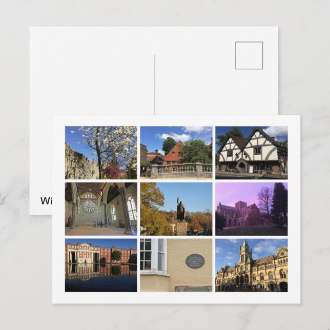 Carte Postale Winchester (Devant / Derrière)