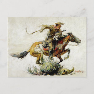 Carte Postale « Winchester Horse and Rider » par Philip R Goodwi