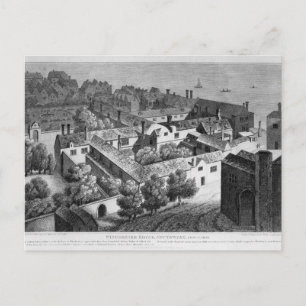 Carte Postale Winchester House, Southwark vers 1649