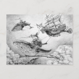 Carte postale "Wind Whales"